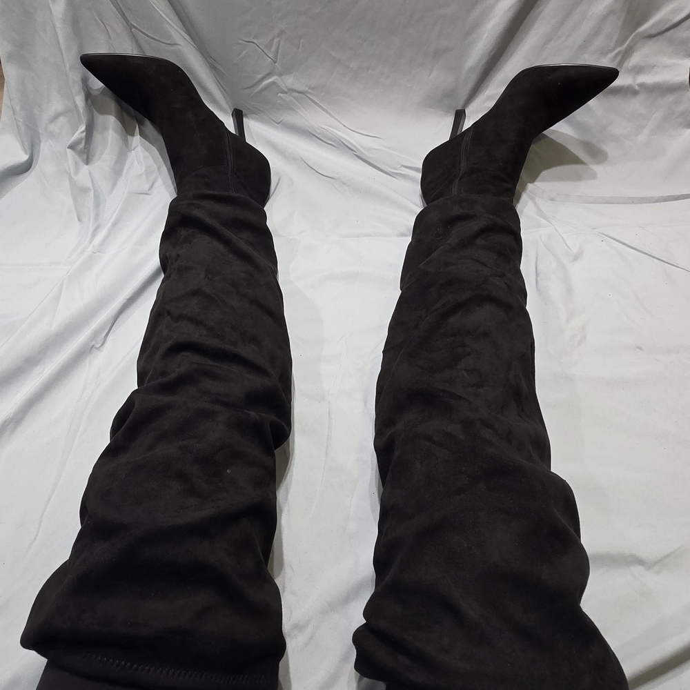 Steve Madden Black Over the Knee Boots